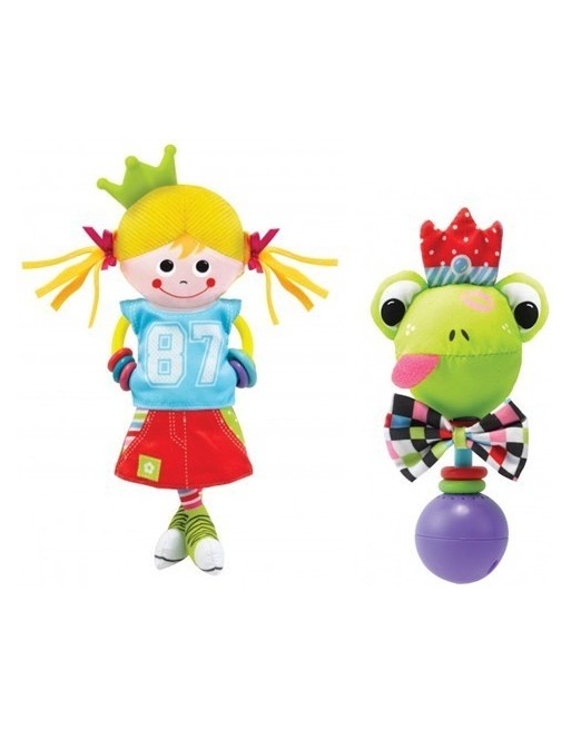 Rassel-Set Prinzessin mit Frosch