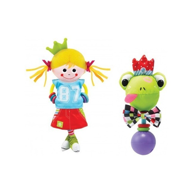 Rassel-Set Prinzessin mit Frosch