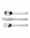 Besteck-Set 3-teilig mit abnehmbaren Manschetten