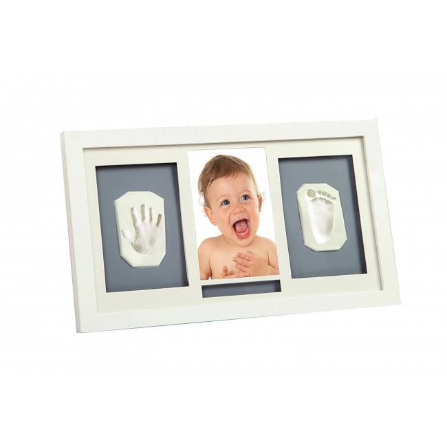 Bilderrahmen-Abdruck-Set für Babys Hand oder Fuß