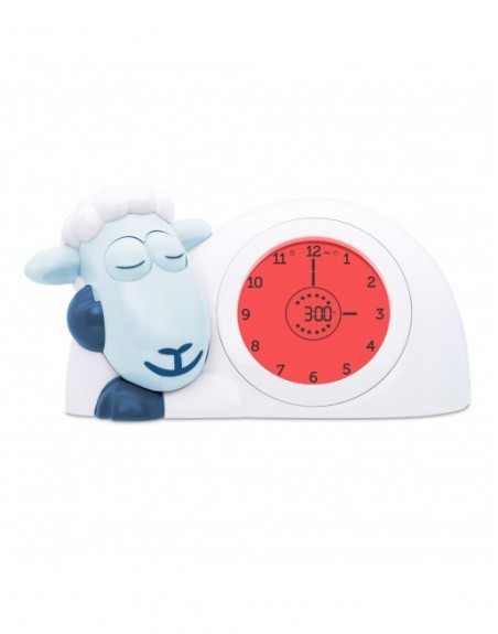 SAM - Schlaftrainer, Uhr & Nachtlicht in Weiß mit Blau