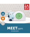SAM - Schlaftrainer, Uhr & Nachtlicht in Weiß mit Blau