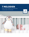 PHOEBE der Pinguin Einschlafhilfe mit Licht, Sound und Tonaufnahme