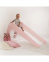 Kinderrutsche VIVA in Pastellrosa mit Weiß