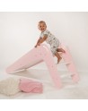 Kinderrutsche VIVA in Pastellrosa mit Weiß